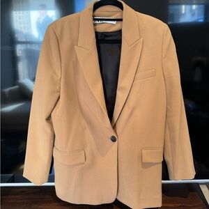 Zara tan blazer size M